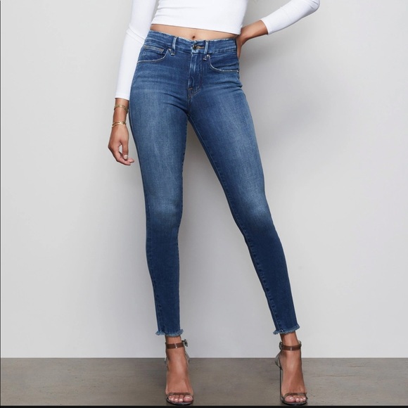 Legs Fray Hem Highrise Skinny Jeans 427 